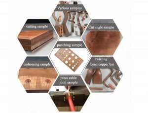 copper busbar bending machine
